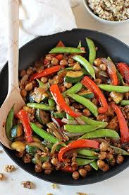 Bell Pepper, Snap Pea and Zucchini Stir-Fry - Cook Nourish Bliss