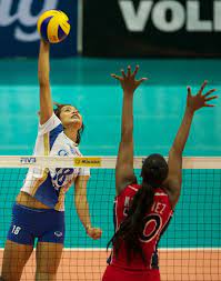 Play is started by a player on one side serving the ball over the net into the opponents' field or court. Basic Volleyball Terminology For Dummies