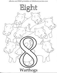 Number 8 Coloring Page Pdf Letter A Coloring Pages Coloring Pages Free Preschool Printables
