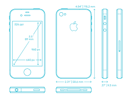 Apple iPhone 4S (5th Gen) Dimensions ...