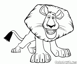 Download and print these melman coloring pages for free. Coloring Page Alex The Lion