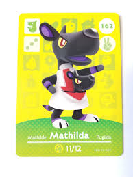 Animal Crossing Amiibo Card Mathilda 162 Mercari Animal Crossing Animal Crossing Amiibo Cards Animals