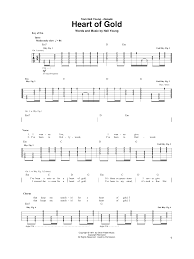 The starship heart of gold is a spaceship which is featured in 'the hitchhiker's guide to the galaxy'. Heart Of Gold Noten Neil Young Gitarre Rhythmus Tabulatur