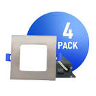 4Inch 3CCT Color Changeable Square Pot Light, 12W LED RS