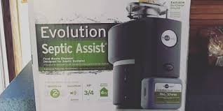Please make sure that the bought garbage disposal is compatible with a septic tank system. Insinkerator Evolution Septic Assist Garbage Disposer Review