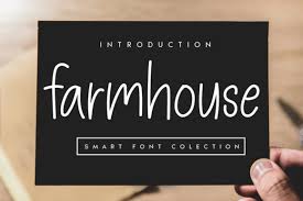 Berg font inspired by vintage sign painting, poster and label that have a strong shapes so it will create more attention for people to look more closely. Farmhouse Font By Andikastudio Creative Fabrica