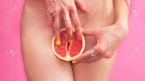 Womens Secrets. Girl With Grapefruit. Citrus Energy, Masturbation And  Handjob. Beautiful Young Sexy Woman Holding Fingers On Grapefruit. Stock  Photo, Picture and Royalty Free Image. Image 106085201.