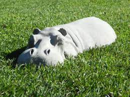 The solid foundation based on the steel base is durable and looks great in the green. 26 Quirky Lawn Ornaments