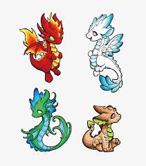Vector De Agua Y Fuego Tierra Cuatro Elementos Dragones Dragon Dragon De Fuego Dragon De Agua Png Y Psd Para Descargar Gratis Pngtree Cute Dragon Drawing Elemental Dragons Dragon Art