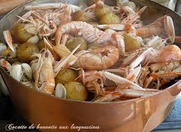 Cocotte De Bonnotte De Noirmoutier Aux Langoustines Langoustines Idee Recette Cocotte
