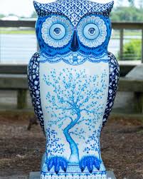 Meet the Artist: Aiden Kenny • Aiden's owl creation, Chin-Chin to  Chinoiserie, is