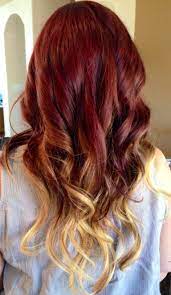 Ombre Reds And Blonde Fireandice Ombre Hair Blonde Blonde Hair Tips Best Ombre Hair