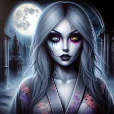 From the heavens you've departed Walking among the world of men Welcome to  the devil's den...by Donna Elizabeth