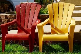 Yellow adirondack chair care & maintenance. 2 Red And Yellow Adirondack Chair Free Image Peakpx