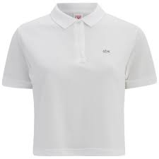 Lacoste L Ve Women S Cropped Polo Shirt White White Polo Shirt Outfit Women White Shirts Women Polo Shirt Outfit Women S