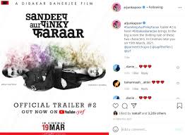 The film follows the story of a man and woman who represent two completely different indians. Sandeep Aur Pinky Faraar New Trailer Witness Lots Of Suspense With Nail Biting Twist In End