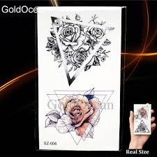 Geometrik şekil nedeniyle zarafet, yumuşaklık ve sadelik mesajını iletmek için de kullanılan bir dövme. 1pc Sahte Ucgen Kol Tattoo Cikartmalar Geometrik Siyah Geometri Gul Cicek Kurt Uygun Fiyatli Satin Alin Fiyat Ucretsiz Teslimat Fotograflarla Gercek Yorumlar Joom