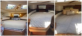 Custom Boat Bedding Topper Sleep System Custom V Berth Mattress Ranger Tugs Bed Bedding Sets