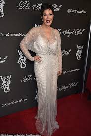 Kris Jenner 58 Looks Classy And Elegant In Beaded Silver Gown Nice Dresses Beaded Dress Dresses