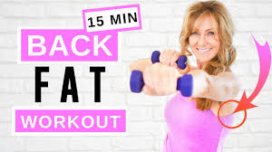 15 Minute Back Workout With Dumbbells For Women Over 50 Lose Back Fat 15 minute back workout with dumbbells