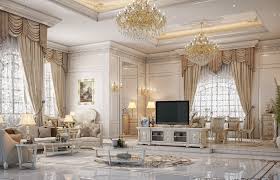 Dining Living Room Design For A Private Palace At Doha Qatar Mansion Living Room Living Room Designs Luxury Living Room