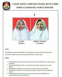 Untuk memperjelas, maka dibuatlah dalam wujud tulisan visi dan misi. Visi Dan Misi Calon Ketua Osis Osis Smkn 1 Losarang Facebook