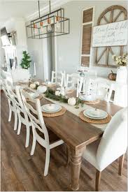 Farmhouse dining table centerpiece decor. 25 Gorgeous Farmhouse Dining Room Table Decor Ideas 18 Farmhouse Dining Room Table Dining Room Table Decor Farmhouse Dining Rooms Decor