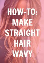 If you like to try new hair gadgets, now you know what to test next. How To Make Straight Hair Wavy Straight Hairstyles Wavy Hair Hair Beauty