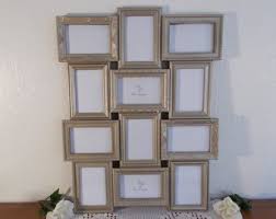 Gold Wedding Seating Chart With Easel Collage Frame Ornate