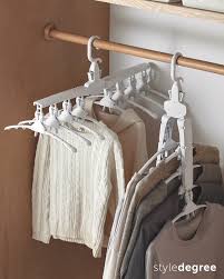 How to use hanger in a sentence. Space Saving Foldable Multi Clothes Hanger Clothes Clothinghacksvideos Foldable Hanger Platzsparende Kleiderbugel Kleideraufbewahrung Haus Zubehor