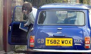 Liam Gallagher Front Man For Oasis Mini Morris Mini Cooper Classic Mini