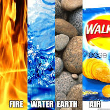 Fire Water Earth Air Elements Quickmeme