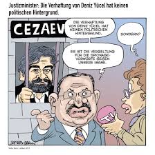 Anpfiff ist am freitag, 11. Politische Karikaturen In Der Turkei