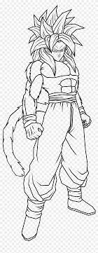 En la fase 4 su poder es tan grande que nadie lo podía creer y su forma es un cambio casi como una fusión con su modo oozaru. Goku Super Saiyan 4 Coloring Pictures Goku Fase 4 Para Dibujar Clipart 3282615 Pikpng