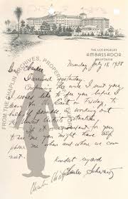 Search | Search | [Letter] 1938 July 18, Los Angeles [to] Charlie  [Chaplin]/Charles Schwartz | Charlie Chaplin Archive