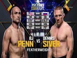 Bj Penn Vs Dennis Siver Full Fight Ufc Fight Night 112 Replay Mma V