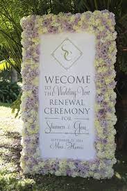 Gene Simmon S Wedding Vow Renewal In Hawaii Wildflower Linen Wedding Renewal Vows Wedding Vows Renewal Renewal Wedding