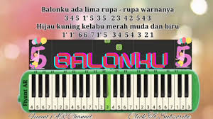 More images for not balonku ada lima piano » Not Pianika Balonku Ada 5 Youtube
