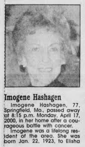 Imogene Pruitt Hashagen (1923-2000)