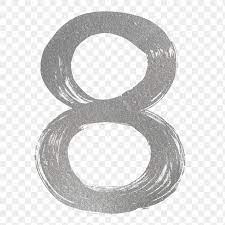 Number 8 Brush Stroke Png Silver Metallic Font Free Image By Rawpixel Com Hein Brush Stroke Png Png Metallic Silver