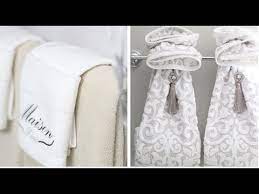 Decorative bath towels are available in fancy sets with world's best designers to enhance much better space of bathroom for a nicer and comfier atmosphere. Bathroom Decorating Idea Decorative Towel Folding Youtube