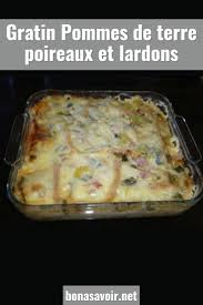 Gratin Pommes De Terre Poireaux Et Lardons Cooking Recipes Food Cooking