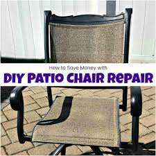 Get ready for your next outdoor get together with the mainstays outdoor patio sling mesh chair. How To Save Yourself Money With Diy Patio Chair Repair