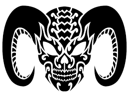 Demon Skull Tribal No Eyes By Shadow696 On Deviantart Tattoo Stencils Tribal Skull Skull Stencil
