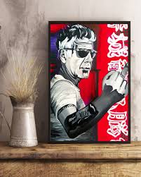Shop affordable wall art to hang in dorms, bedrooms, offices, or anywhere blank walls aren't welcome. Anthony Bourdain Portrait Poster Tagotee