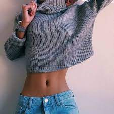 15 Cute Crop Top Sweater Outfits To Wear This Winter Society19 Crop Top Sweater Cute Crop Tops Crop Top Outfits