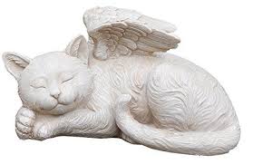 Napco 11145 Sleeping Angel Cat With Wings Garden Statue 975 X 5 Continue To The Product At The Image Link This Is An Amazon Garden Statues Statue Angel Cat