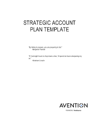 Download the strategic account plan template. Strategic Account Plan Template