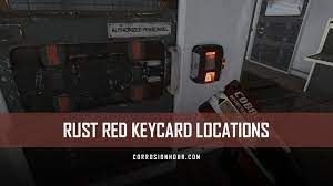 The red card is an item introduced in generation v. Rust Red Keycard Locations 2021 Rust New Player Guides