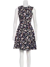 Erdem Floral Knee Length Dress Clothing Erd24678 The